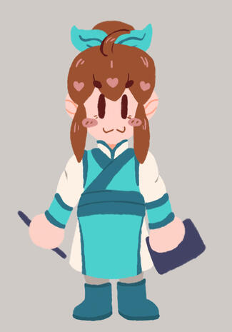 flat - full-body chibi